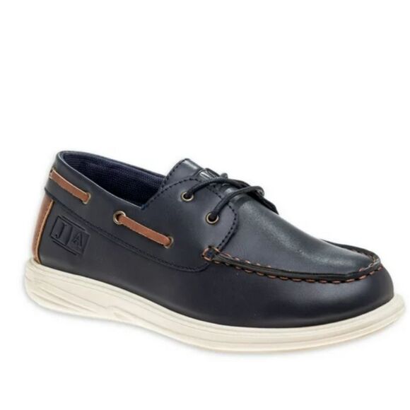 Josmo 2 Navy Slip On Boat Dress Shoe - Picture 1 of 6
